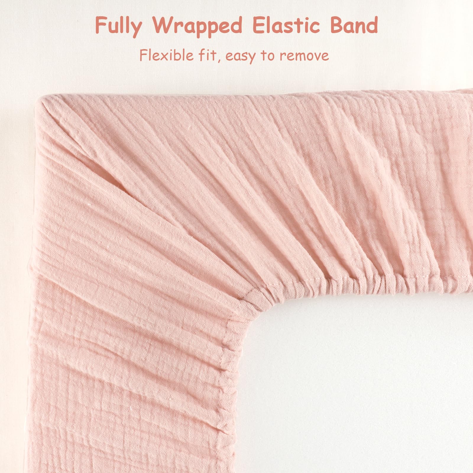 Hooyax soft muslin texture gently touches baby skin for naps.