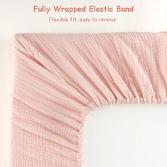 Hooyax soft muslin texture gently touches baby skin for naps.