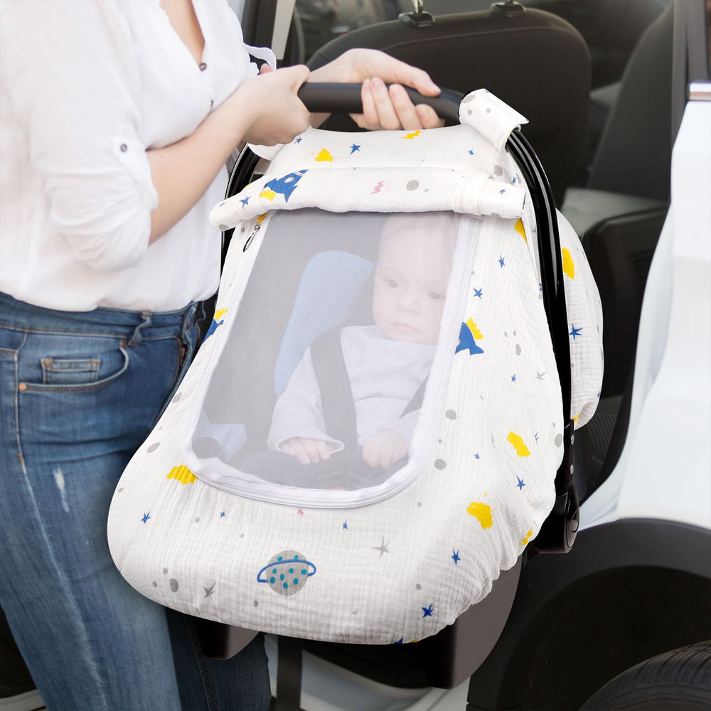 Hooyax two-layer mesh window for safe visual checks on baby