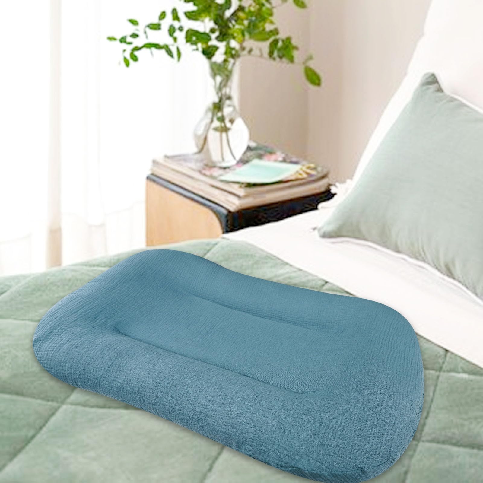 Hooyax Lounger Cover solid blue design for quick replacement