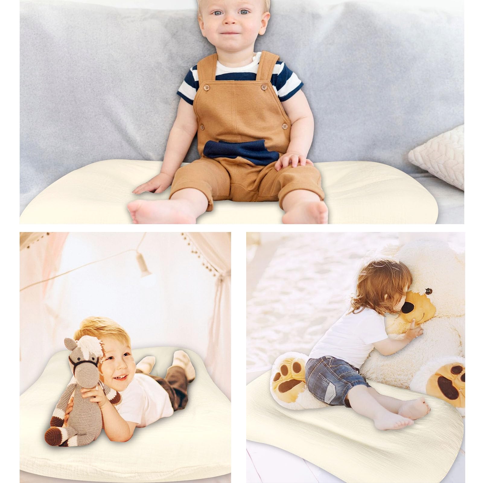 Hooyax muslin lounger cover beige makes a great gift and keeps spaces tidy.