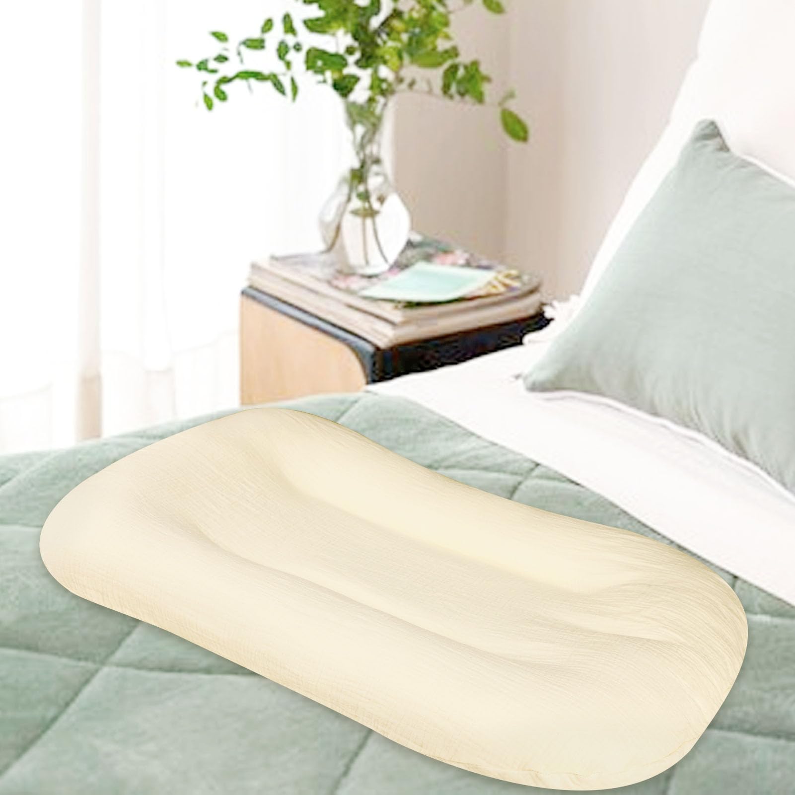 Hooyax muslin lounger cover no zipper ensures snag-free use.