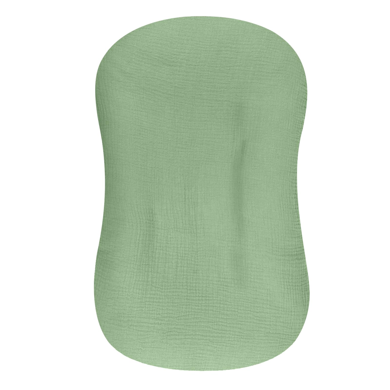 Hooyax muslin lounger cover with soft, breathable fabric for newborn comfort