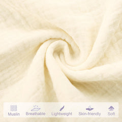 Hooyax muslin lounger cover soft texture for gentle skin contact.