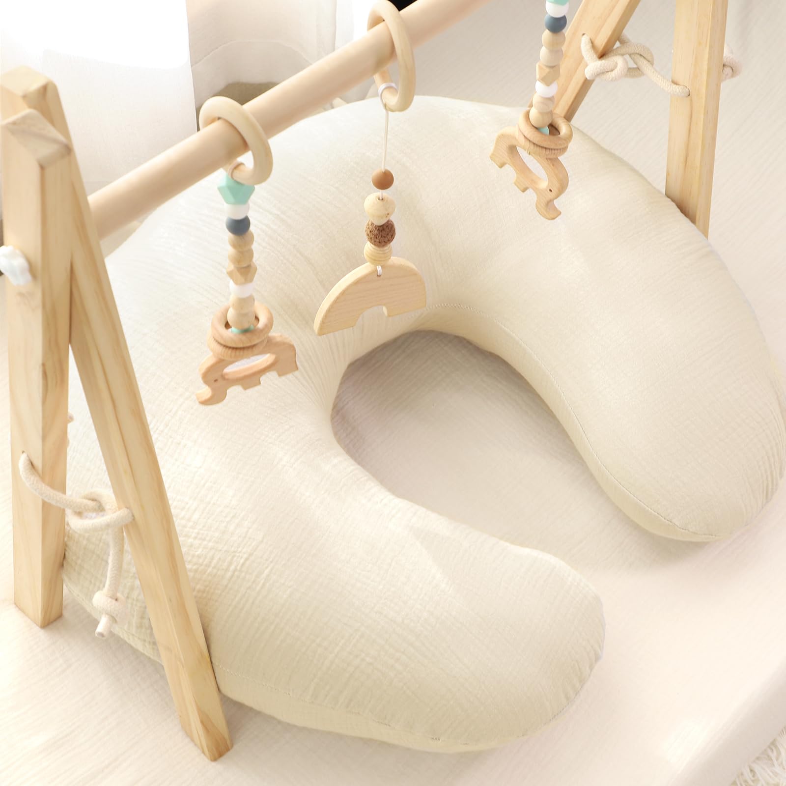 Hooyax nursing pillow cover makes a thoughtful gift for baby registries