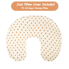 Hooyax nursing pillow cover with invisible zipper allows quick on/off use.