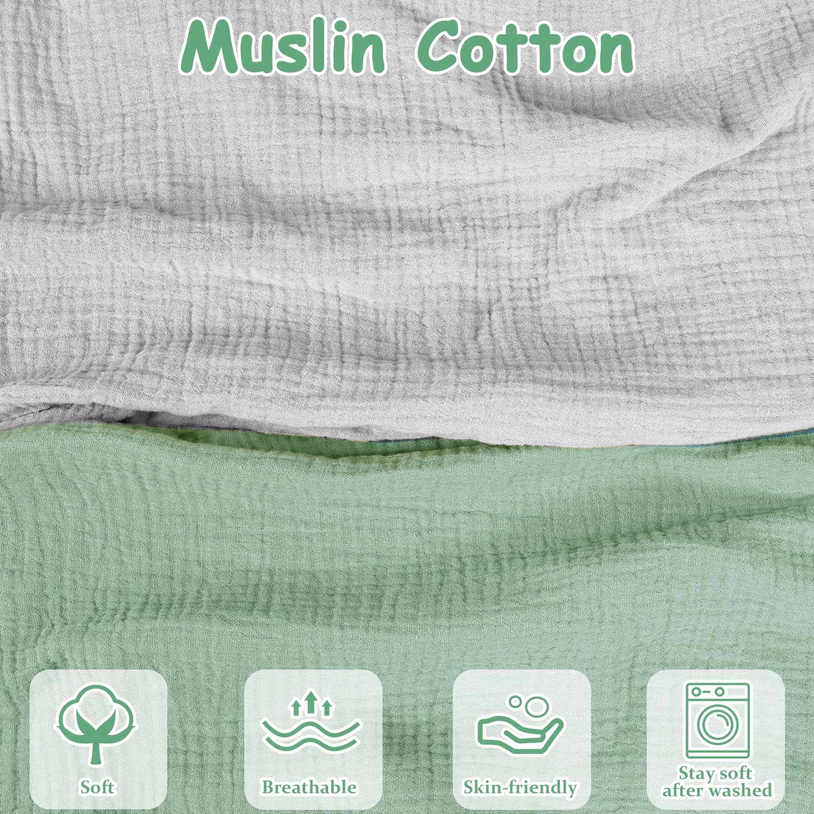 Hooyax nursing pillow cover with invisible zipper for quick, smooth slip-on.