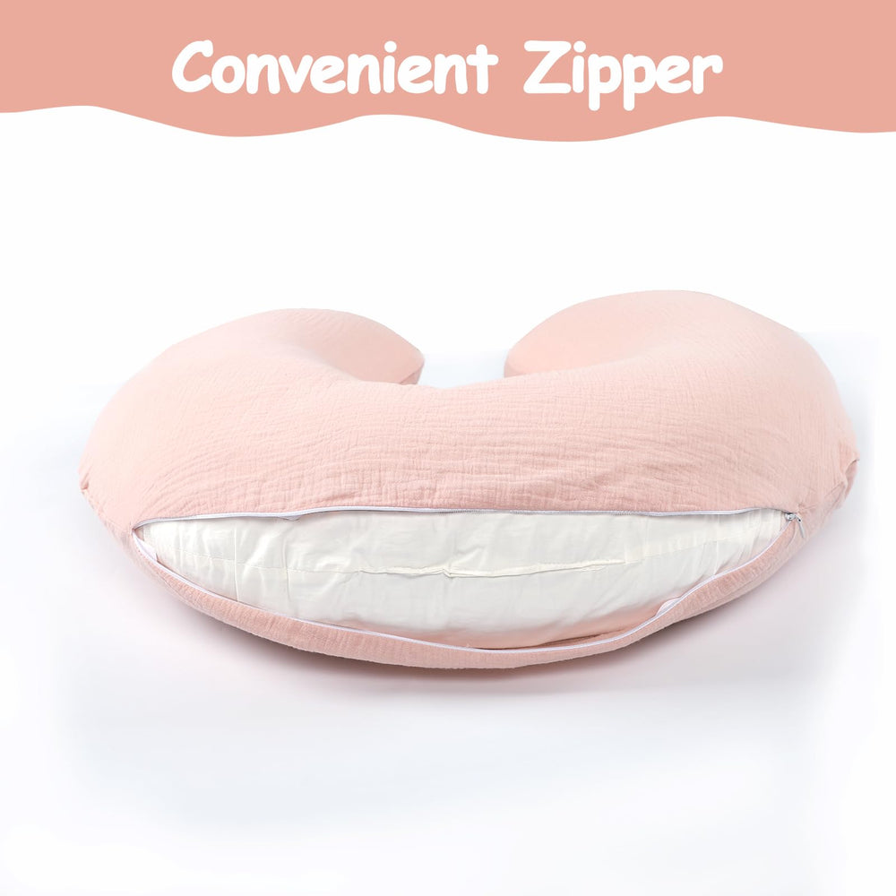 Hooyax muslin cover fits most pillows securely for travel