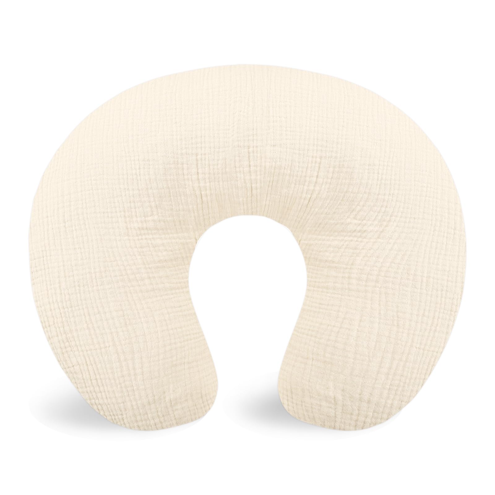 Hooyax muslin nursing pillow cover with soft texture for gentle baby contact