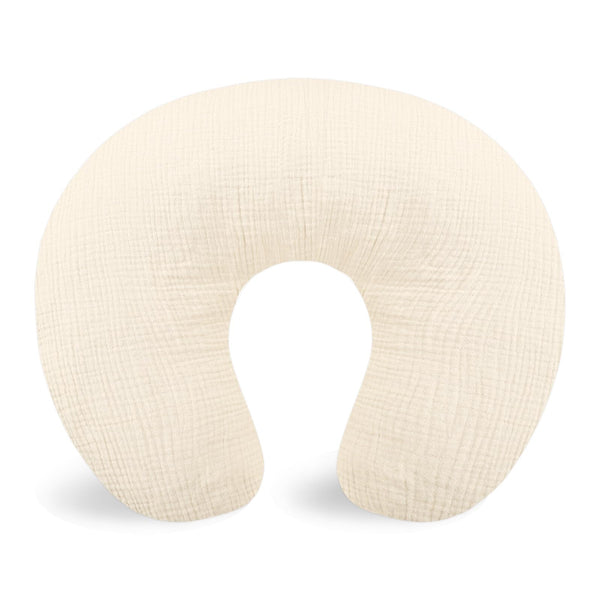 Hooyax muslin nursing pillow cover with soft texture for gentle baby contact