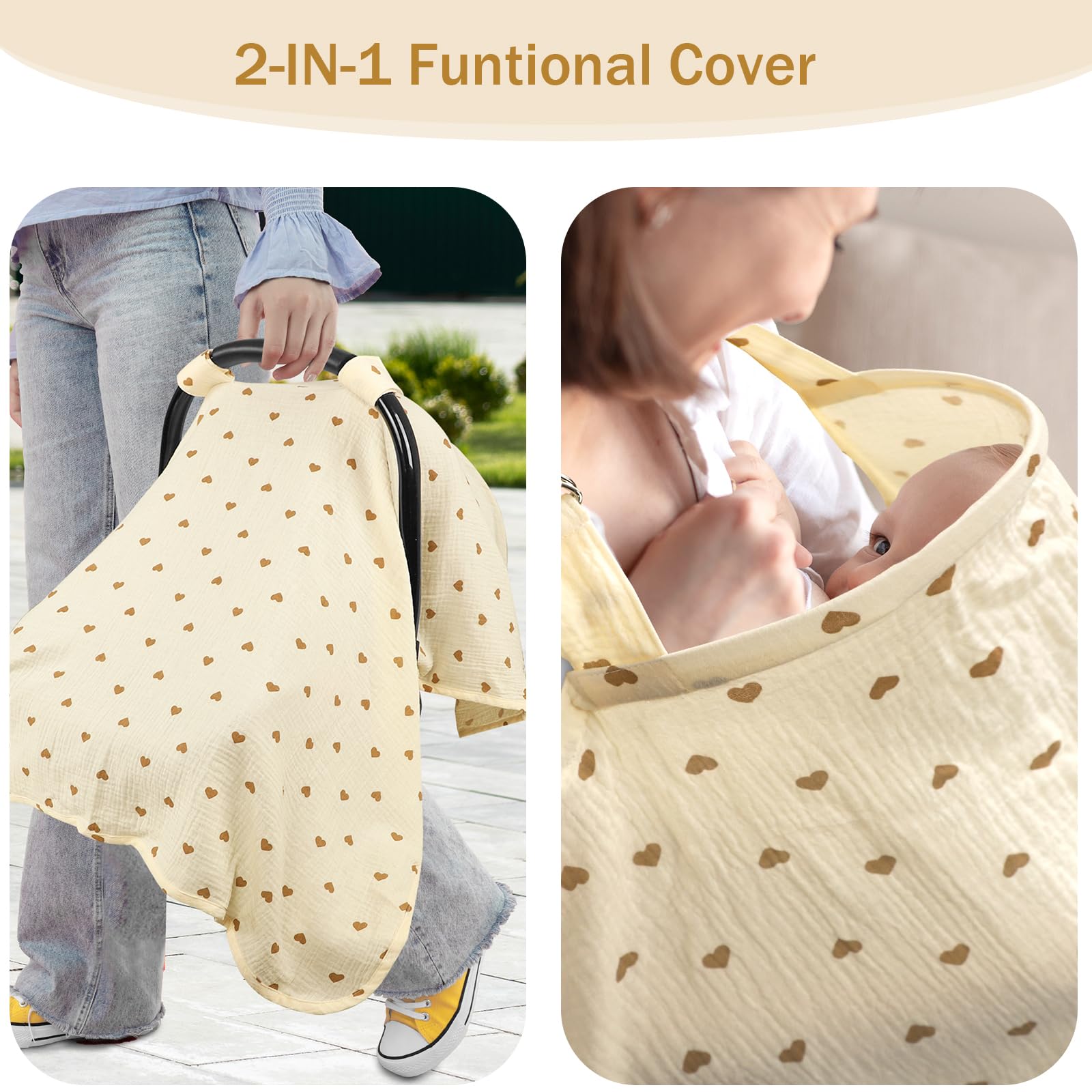 Hooyax soft muslin fabric texture highlighting breathable comfort.