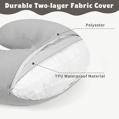 Hooyax stretchy nursing cover slipcase on a standard pillow for easy fit.