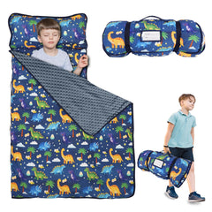 Hooyax dinosaur pattern nap mat invites cozy nap time for toddlers
