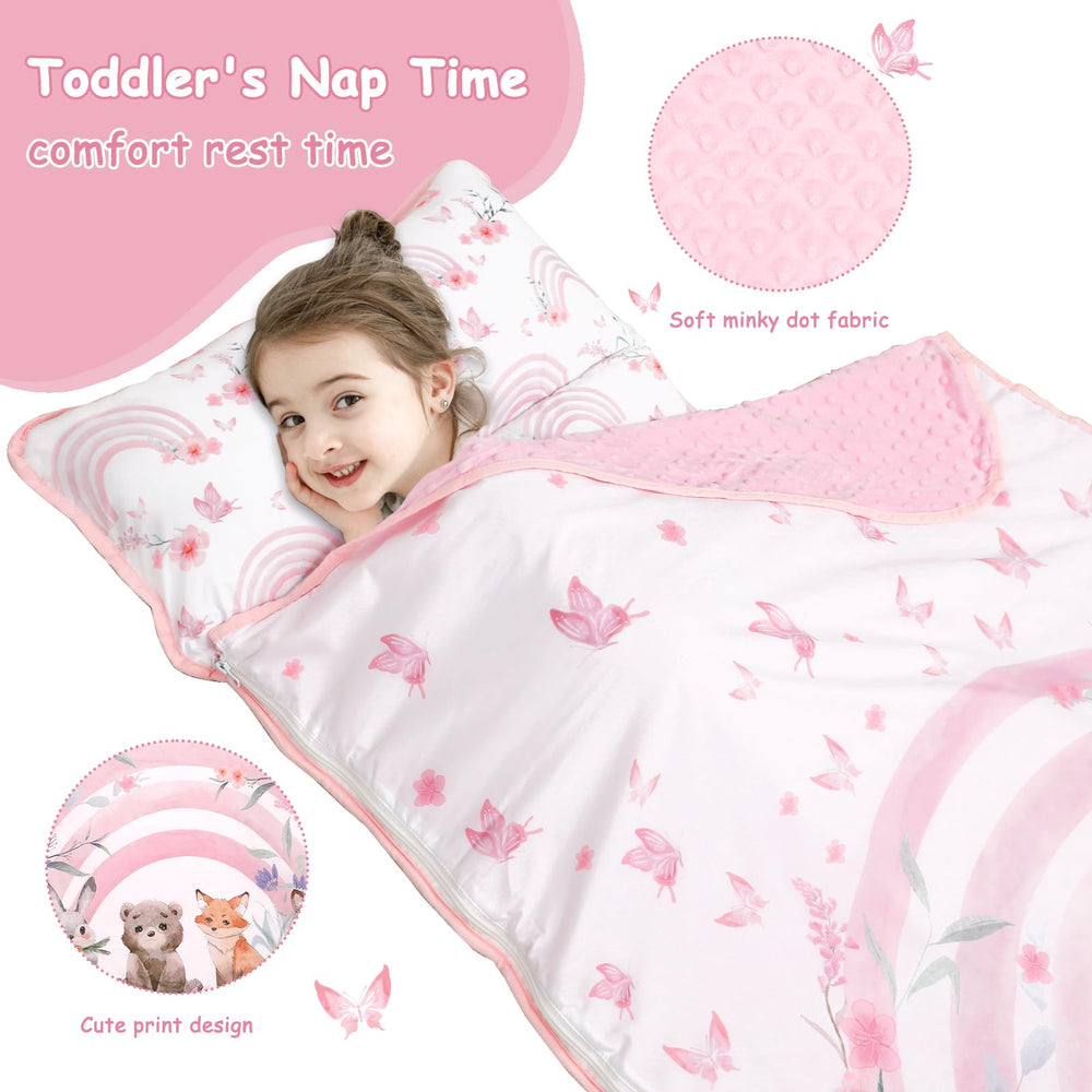 Hooyax nap mat with removable pillow for flexible daycare naps