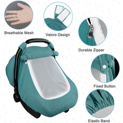 Hooyax two-layer peekaboo window lets you check baby without waking.