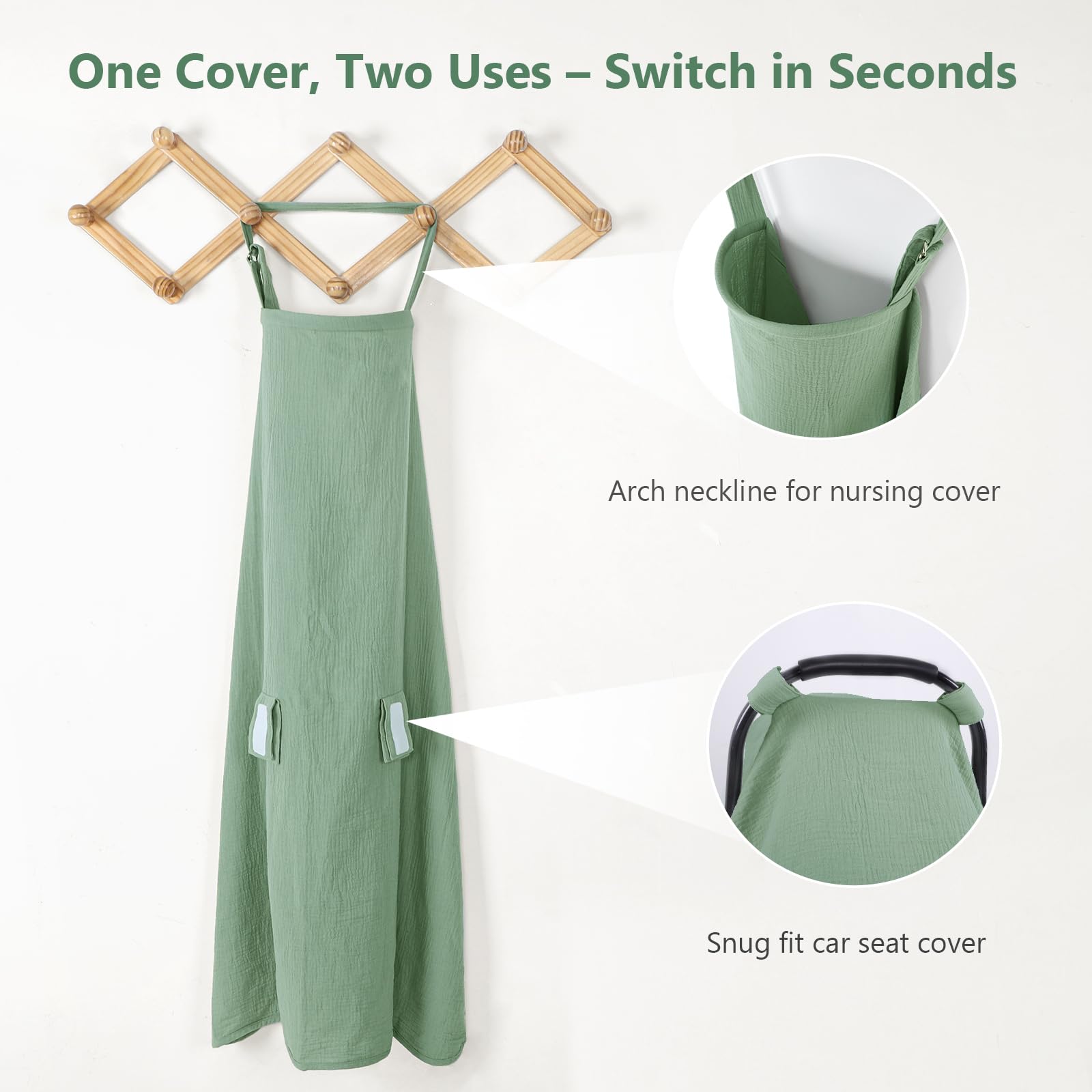 Hooyax universal fit 36x47 inches for most infant seats.