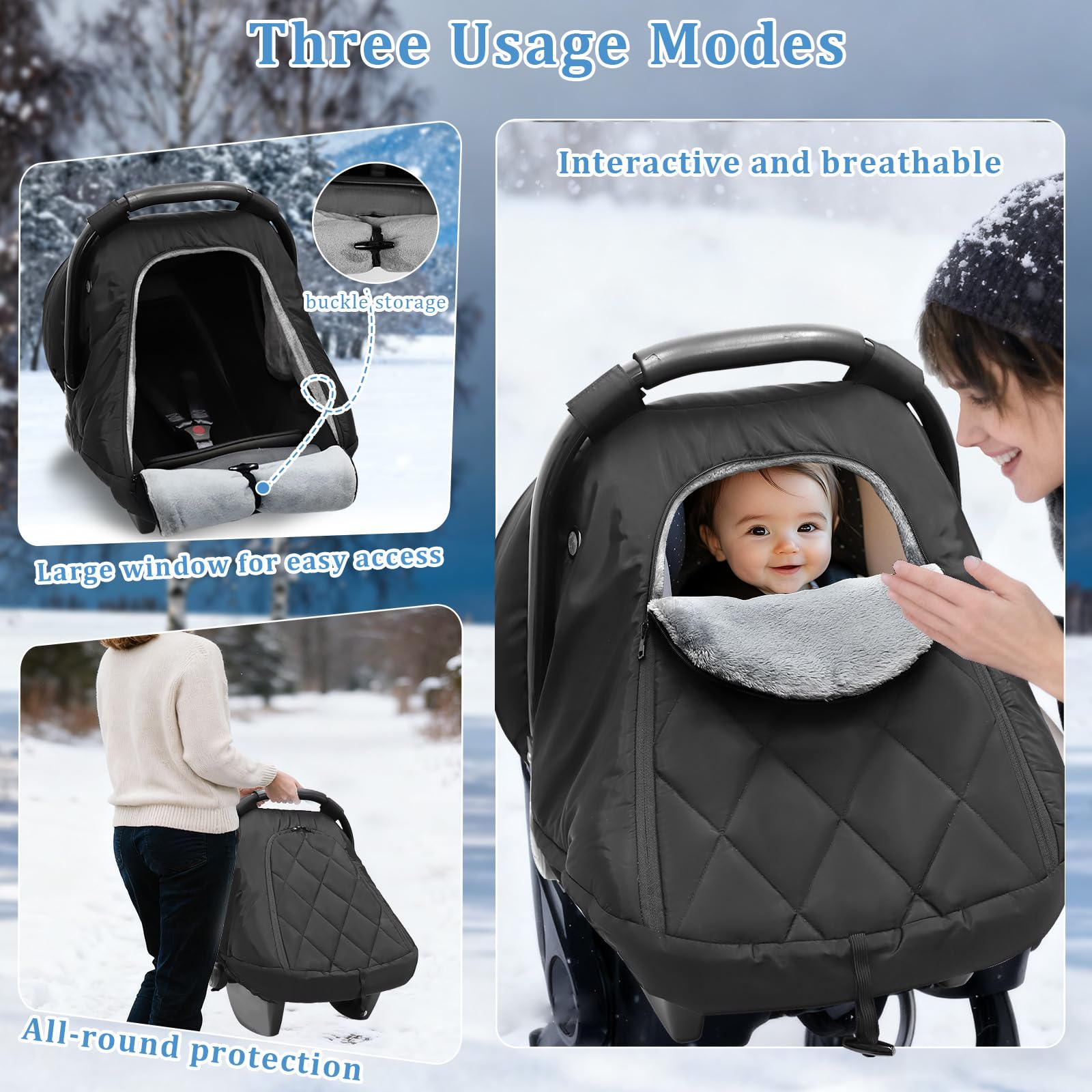 Hooyax cover features dual vents and a large window for airflow.