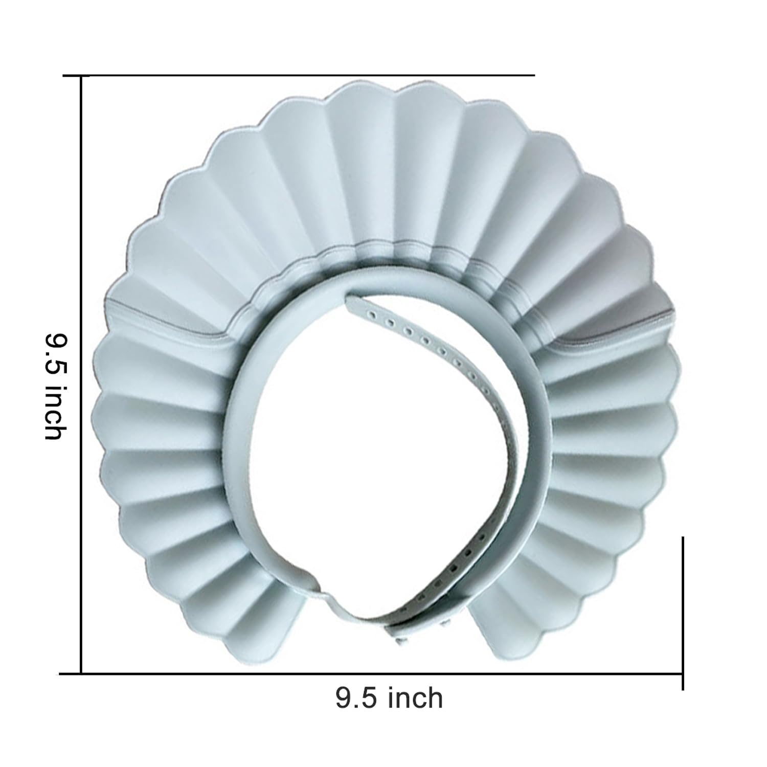 Hooyee visor cap supports safe hair washing and trims for kids.