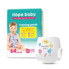 HOPE BABY training underwear with a soft all-around waistband for easy wear.