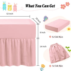 Horbaunal microfiber crib sheet feels soft and breathable for babies.