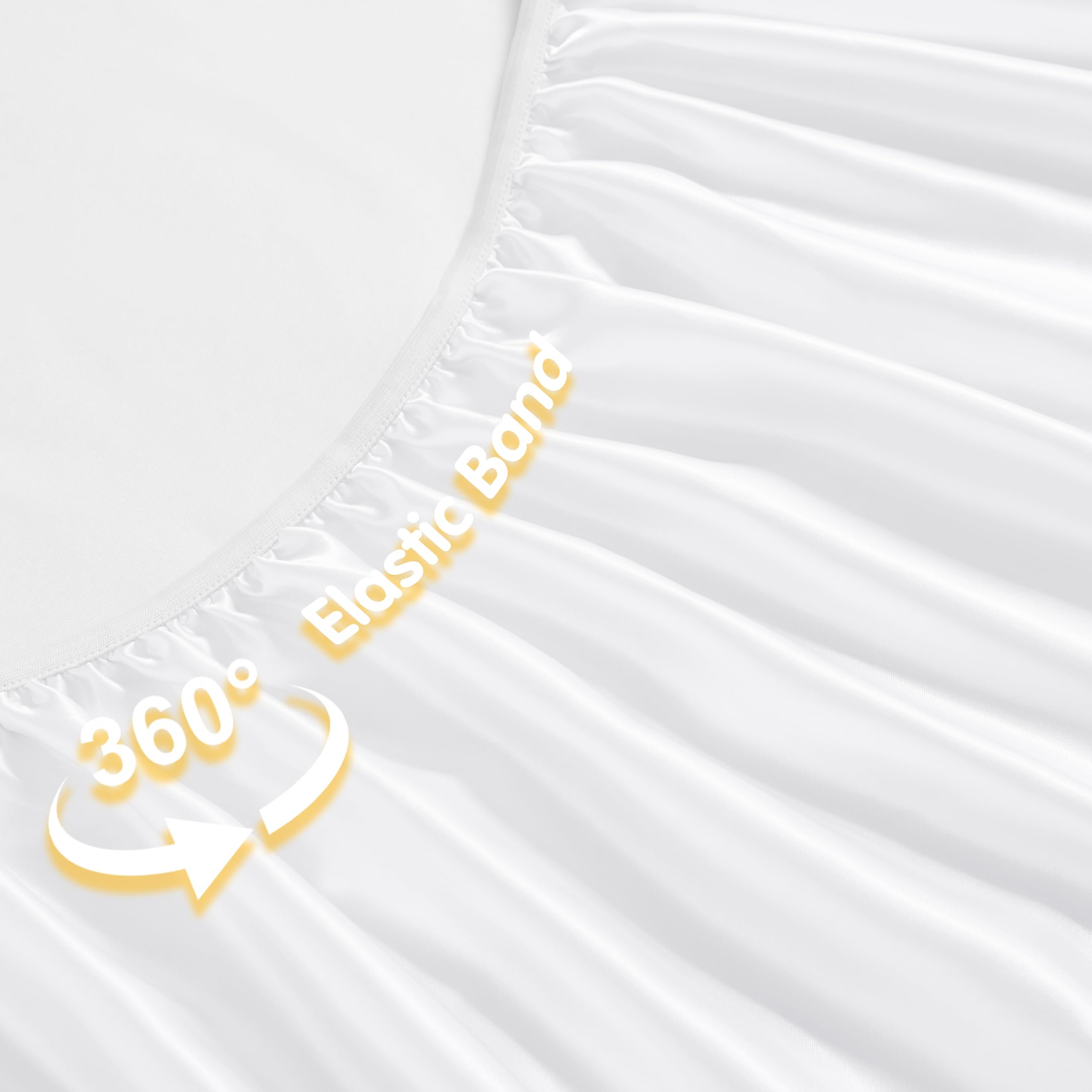 Horbaunal satin pack n play sheet easy care and quick dry.