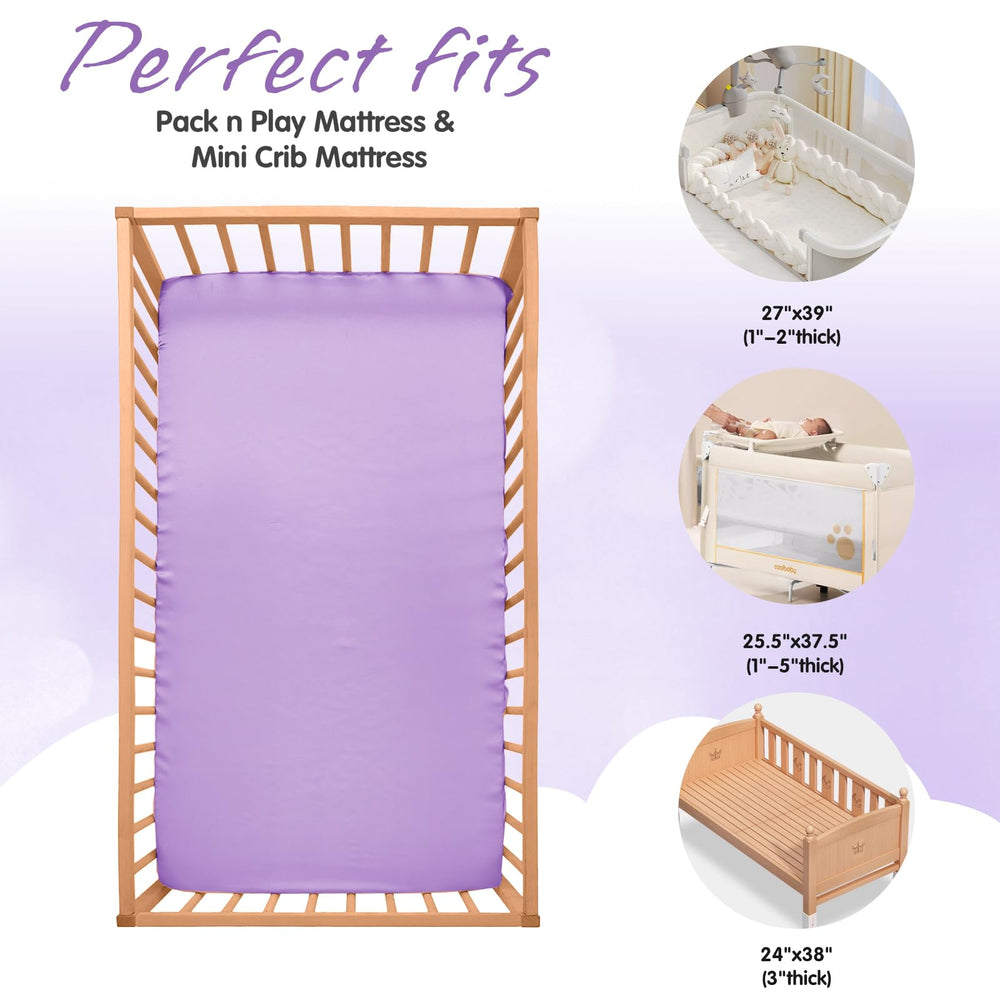 Horbaunal two pack color set pink lavender showcases versatile nursery styling