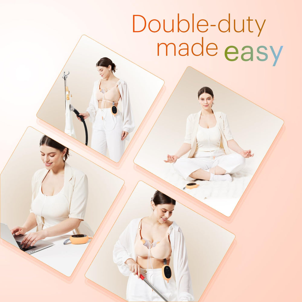 HORIGEN D6 leak-proof double-seal design keeps milk secure