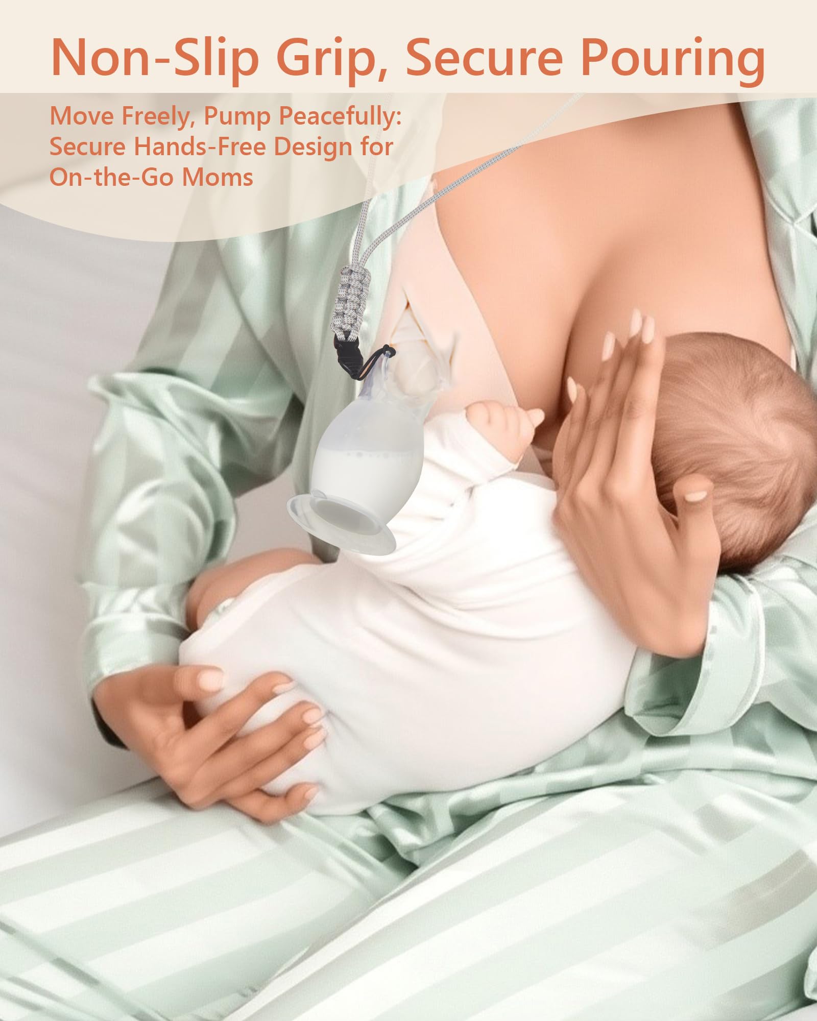 HORIGEN leak-proof design supports safe milk storage after expression
