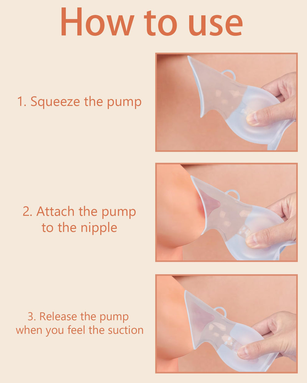 HORIGEN breast pump suction-base keeps the unit stable during use