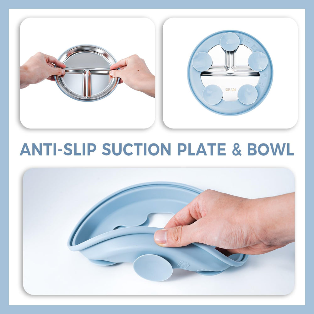 HORNORM detachable silicone sleeves offer safe grip on cups and bowls.