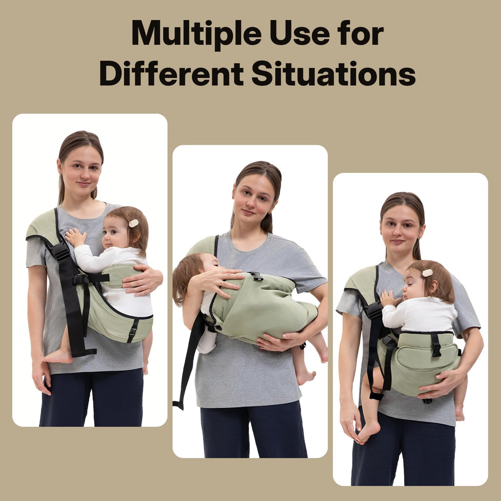 HORUMP 360-degree detachable safety strap ensures a secure fit around baby