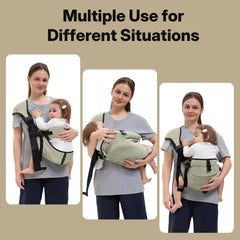 HORUMP 360-degree detachable safety strap ensures a secure fit around baby