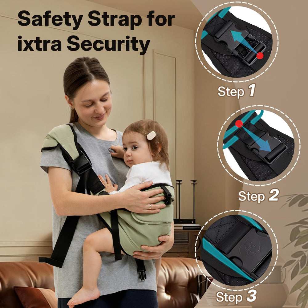 HORUMP adjustable shoulder straps and waist belt for a customized fit