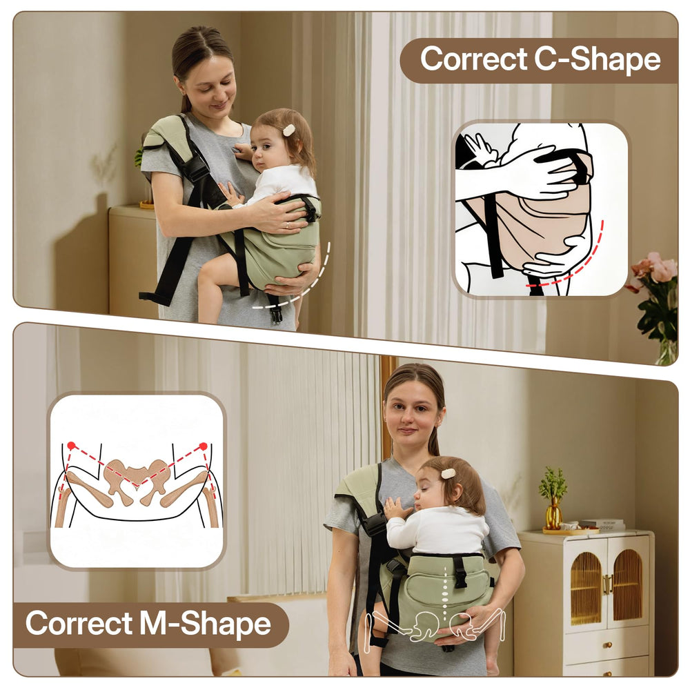 HORUMP sleep sling option via bottom buckle for quick naps on the go