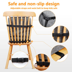 HOSEASCA durable polyester cushion provides soft support during meals