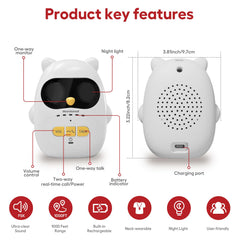 Hosmart HY820 demonstrates 1,000-ft range for room-to-room monitoring.