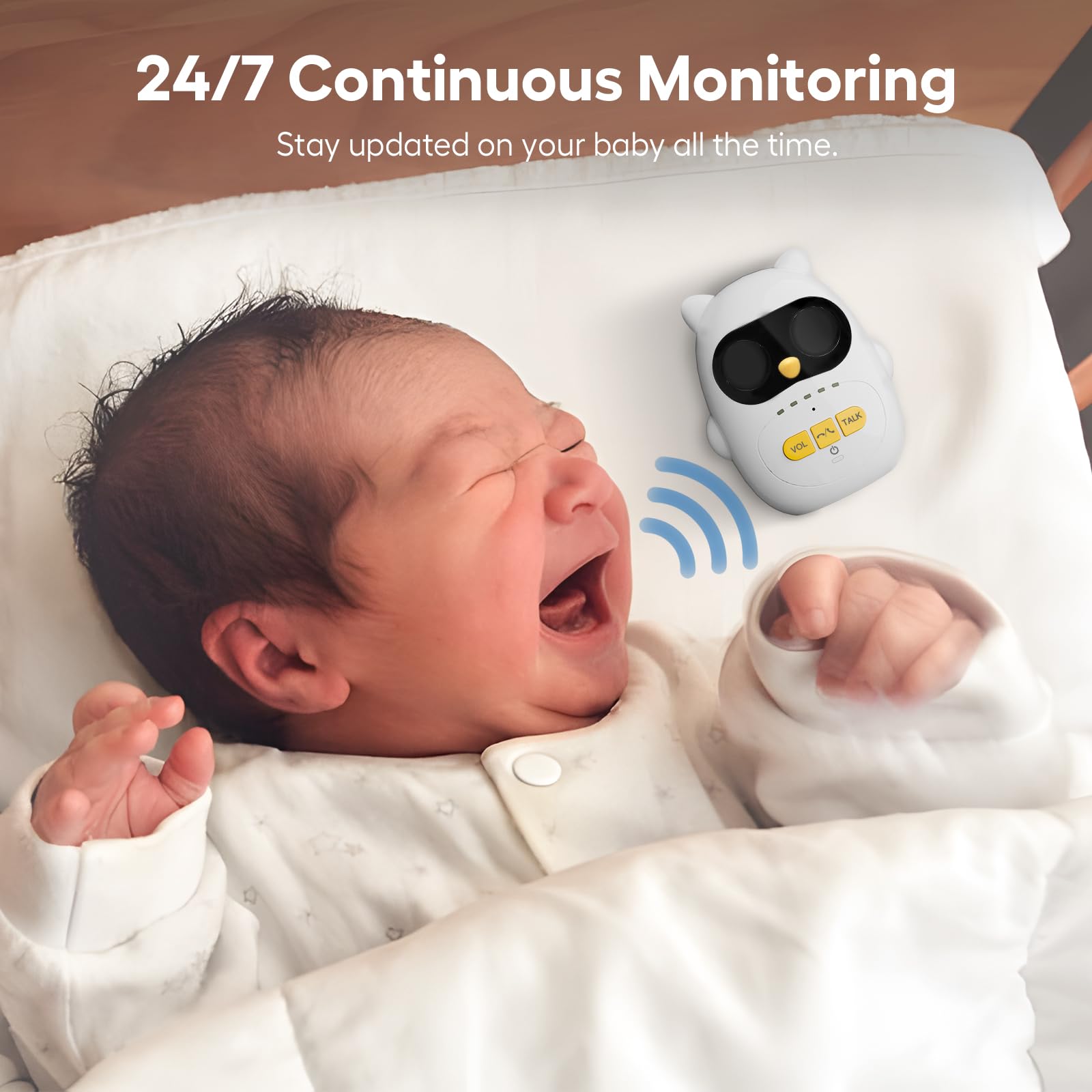 Hosmart HY820 full-duplex two-way talk enables real-time conversations.