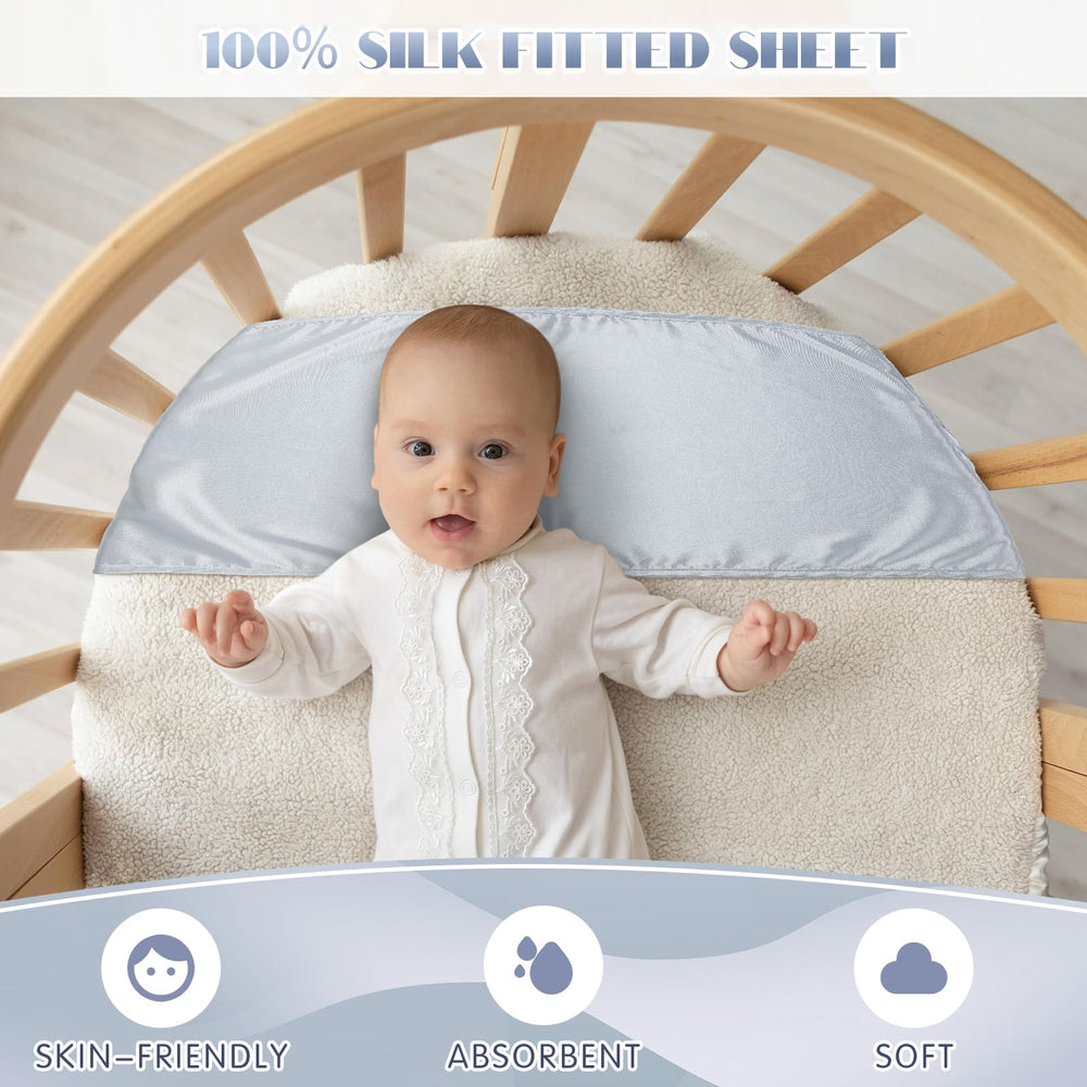 Hosuly 74 x 30.5 cm sheet displayed for oval, round, or rectangle cradles