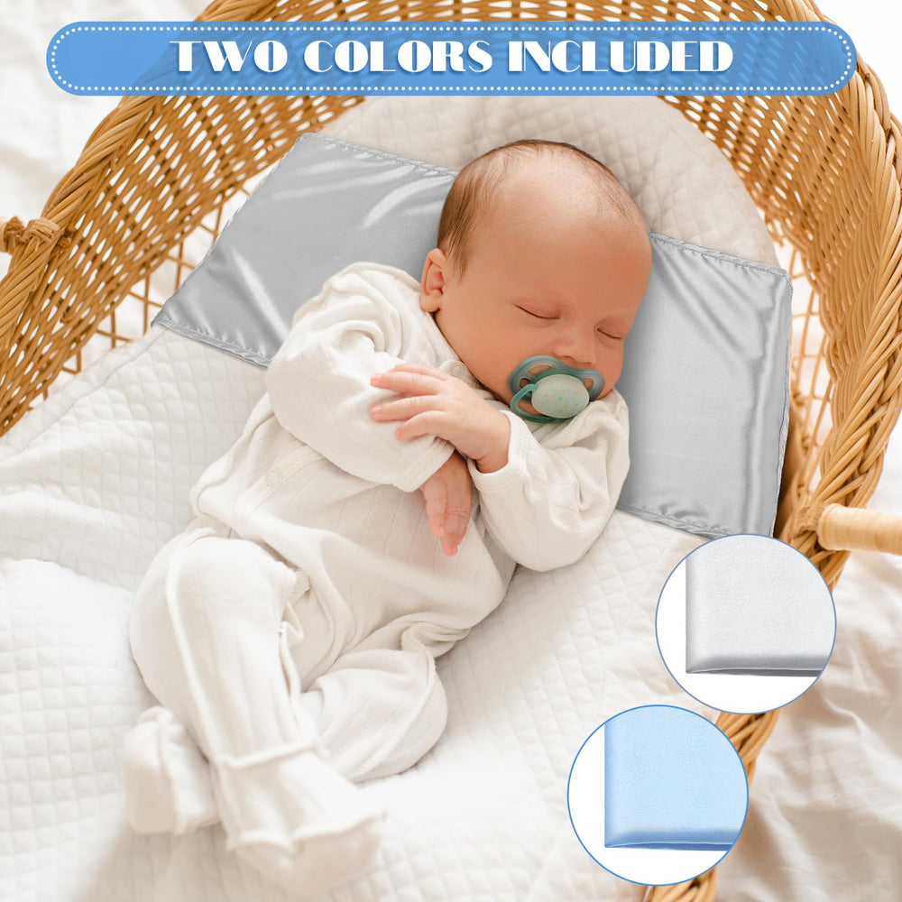 Hosuly satin bassinet sheet folded for travel and storage