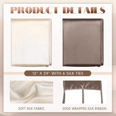 Hosuly satin bassinet sheet khaki close-up showing smooth texture and cozy feel.