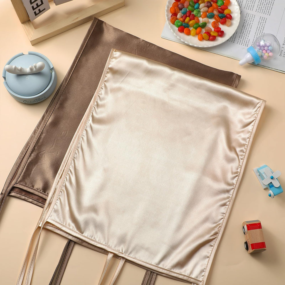 Hosuly satin bassinet sheet on mattress shows snug fit for varied mattress shapes.