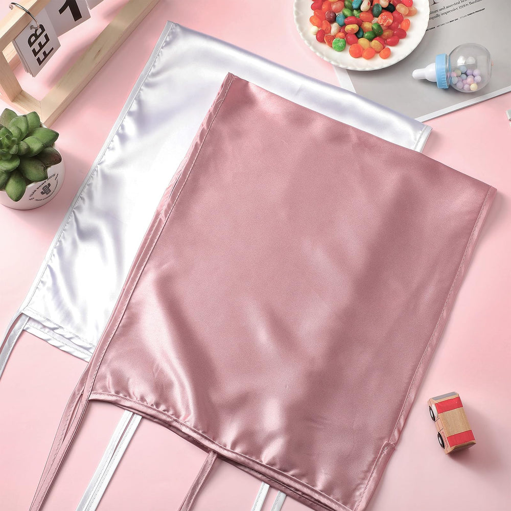 Hosuly satin bassinet sheet packaging image highlights two-color set value.