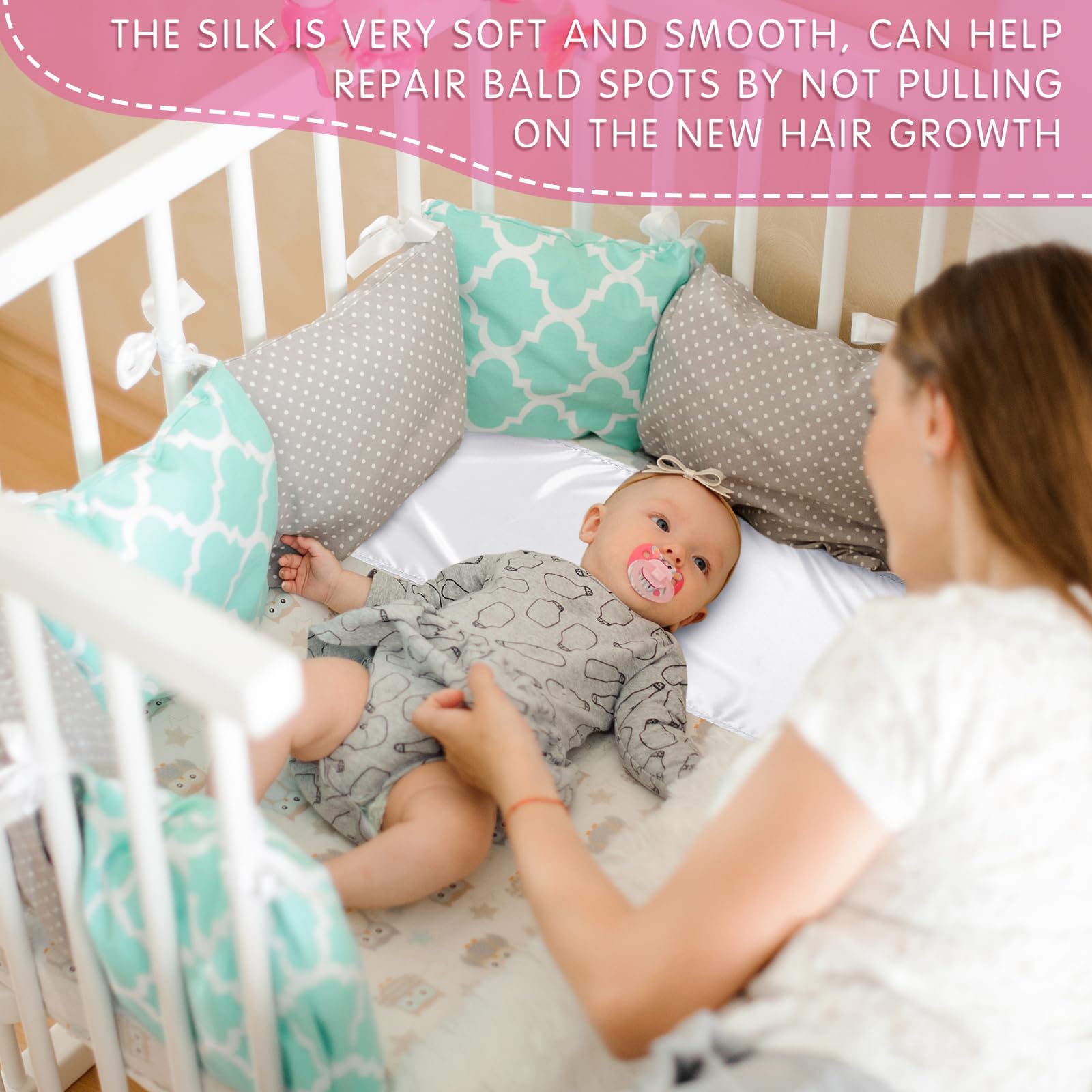 Hosuly satin bassinet sheet washable care demonstrates easy laundering.