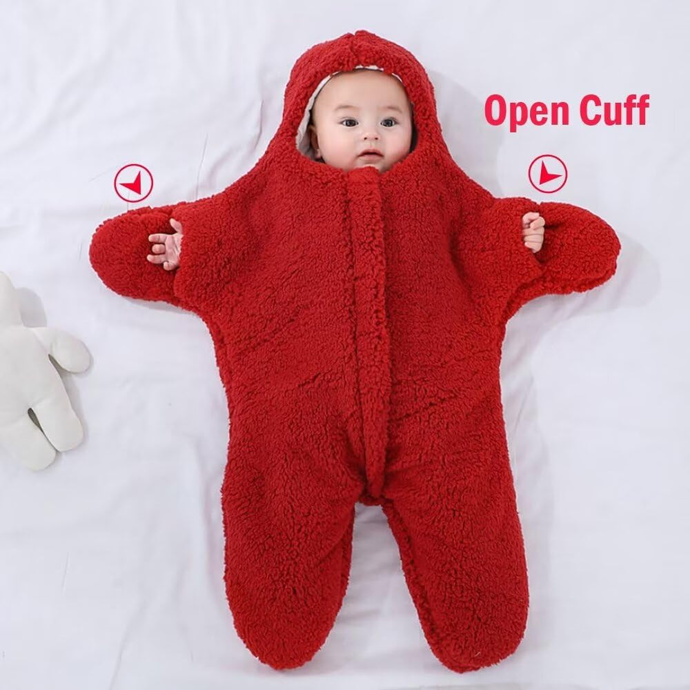 HotBlizi Starfish Onesie multipurpose swaddle for stroller or plane.