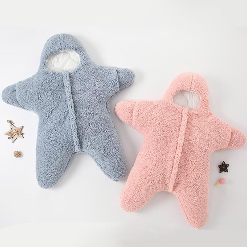 HotBlizi starfish baby sleeping bag offers gentle warmth for peaceful sleep