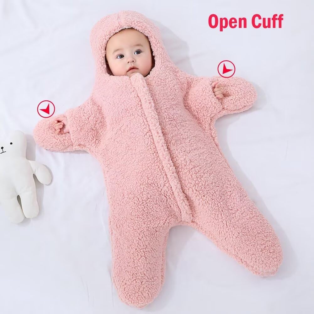 HotBlizi warm soft baby blanket with cotton inner for all day comfort