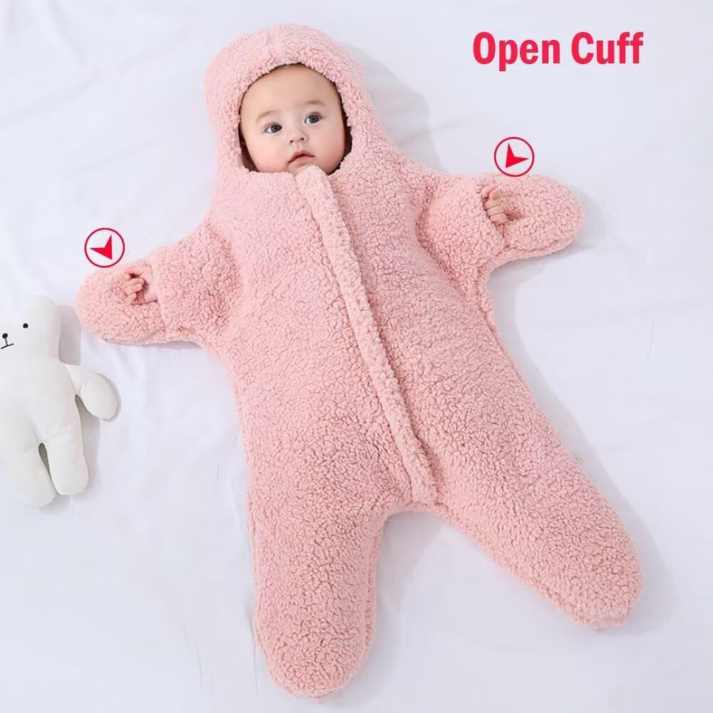 HotBlizi warm soft baby blanket with cotton inner for all day comfort
