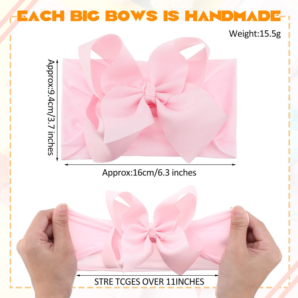 Hoteam nylon headbands set in 50 colors for versatile outfits.