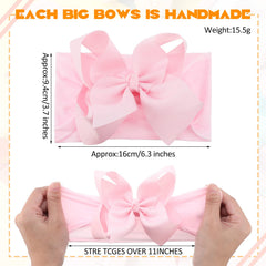 Hoteam nylon headbands set in 50 colors for versatile outfits.