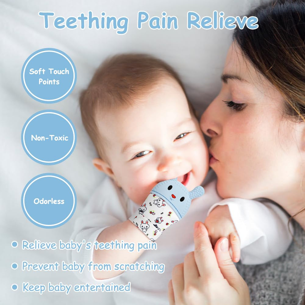 HOTUT silicone teether is BPA-free and easy to clean
